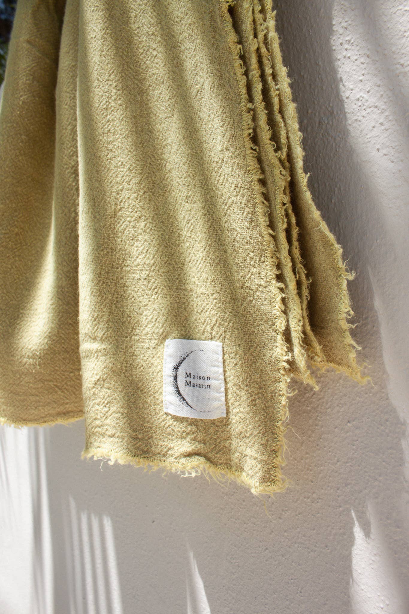 La nappe/le plaid en lin brut: 140 x 200 / Tabac