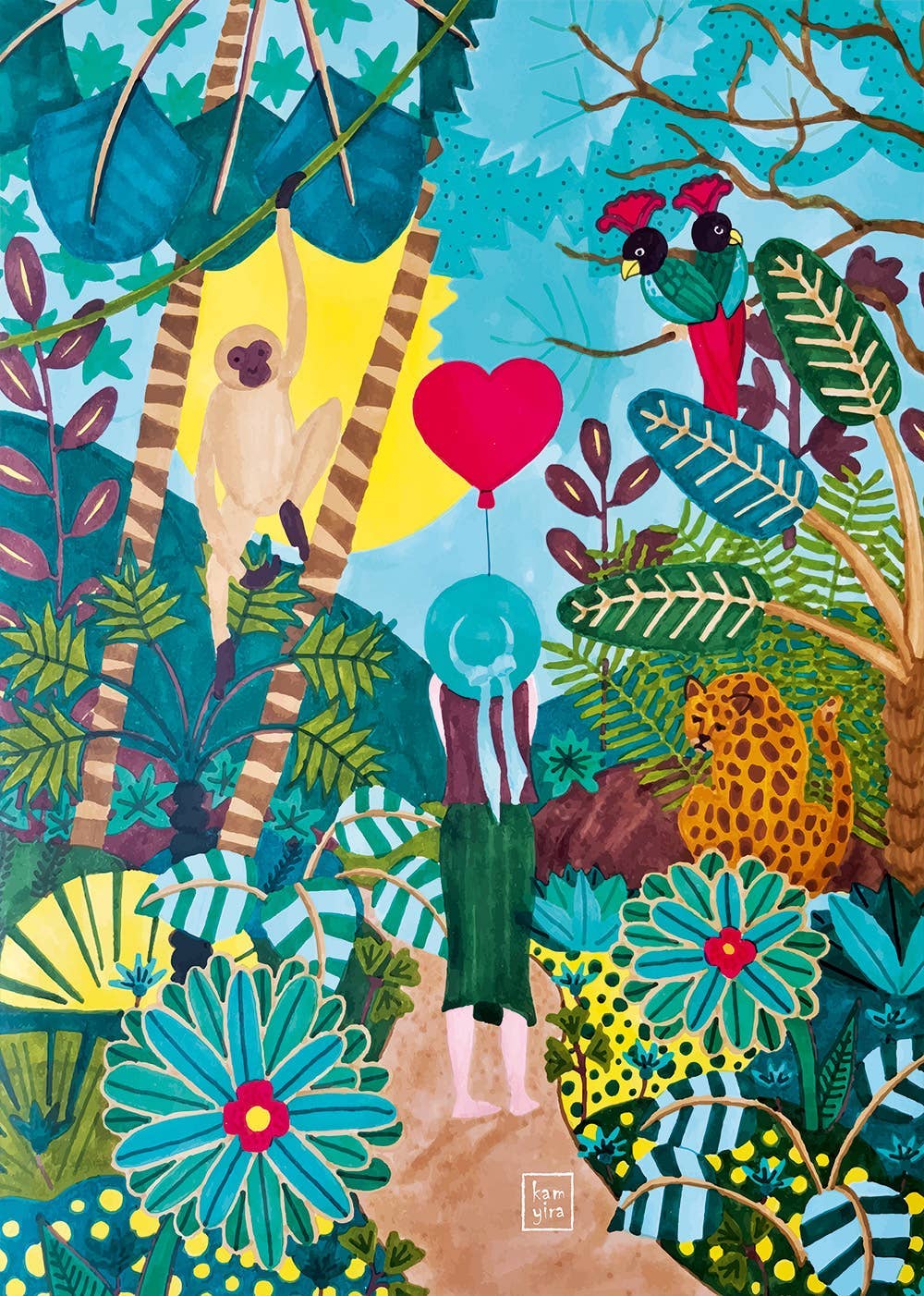Jungle Heart - Puzzle 1000 pièces #
