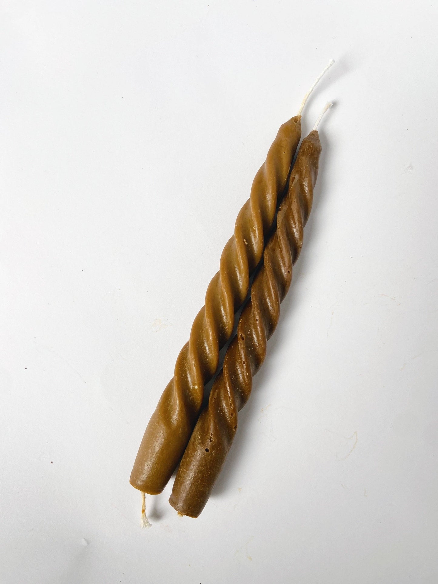 Ezéni - Chandelles Torsadées Marrons Parfumées Bois Flotté: Non