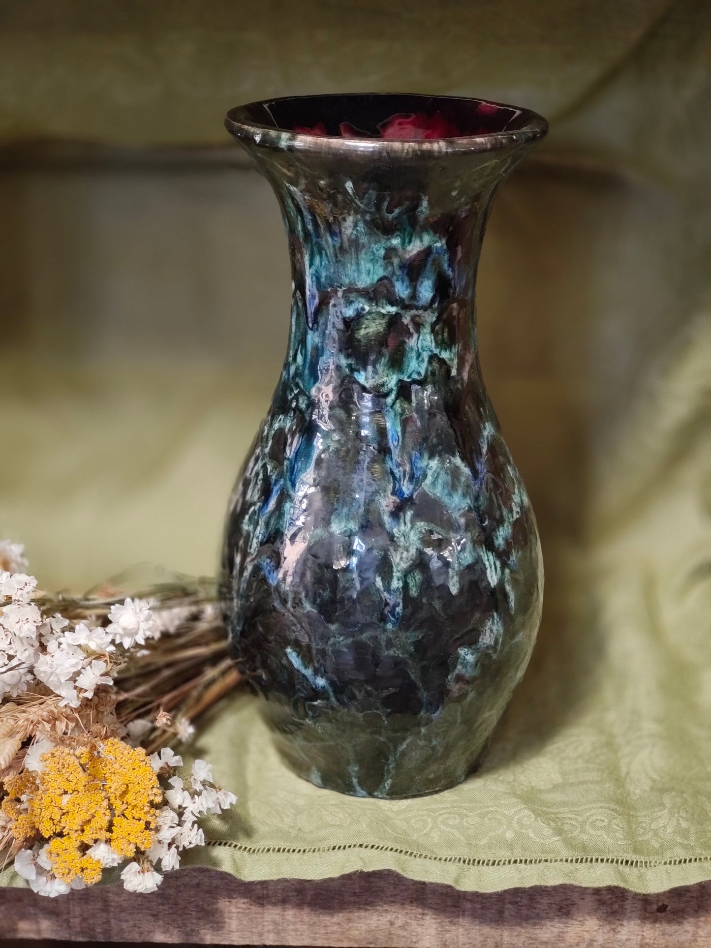 Vase en grès émaillé