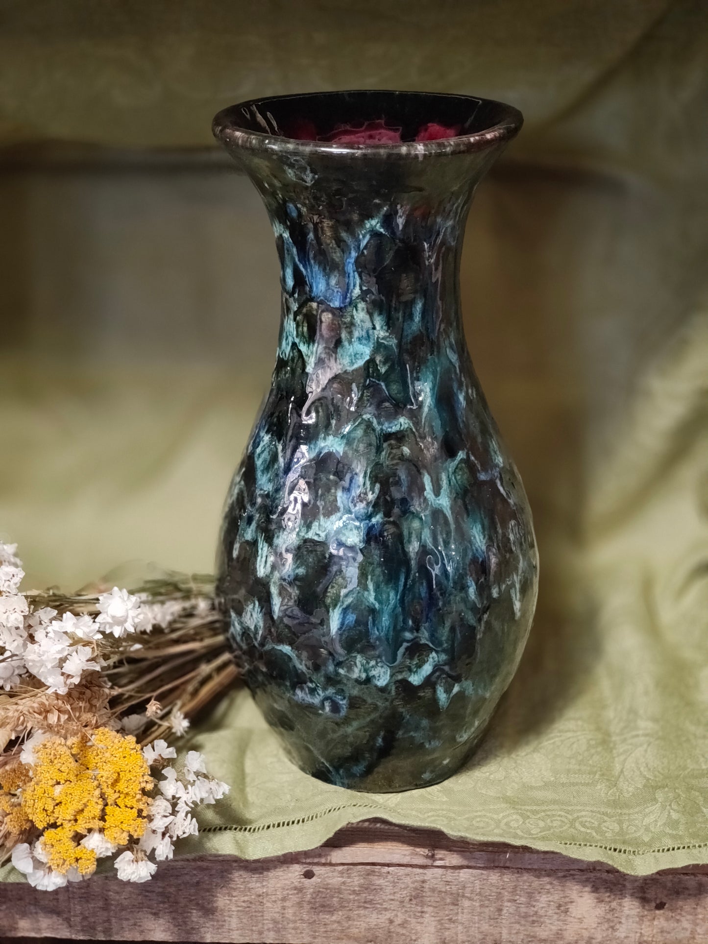 Vase en grès émaillé